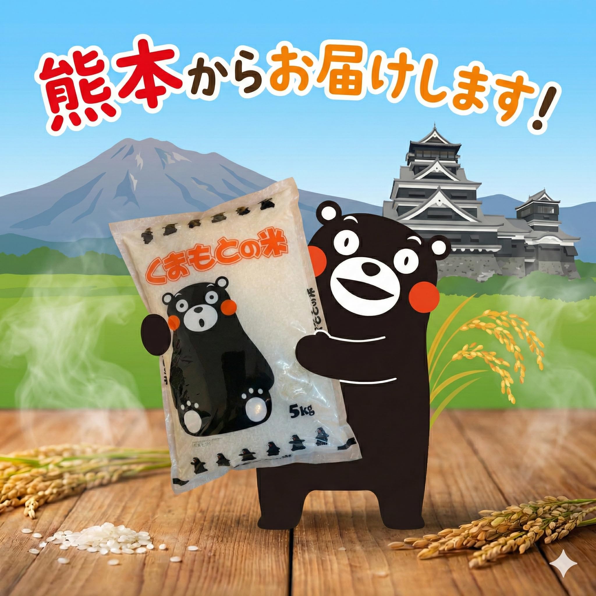 15kg(5kg×3袋) 令和６年度産 熊本のお米　精米時期2025.3月下旬 15kg(5kg×3袋) 令和6年度産 熊本のお米 精米時期2025.3月下旬 【公式